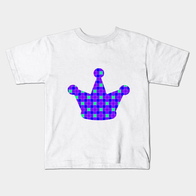 Crown artwork Kids T-Shirt by MICRO-X